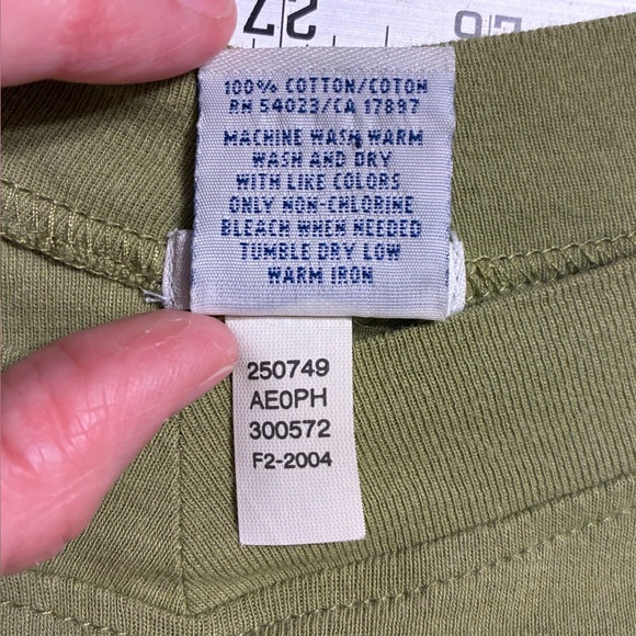 Y2K Old Navy Deep V Neck Perfect Fit Cropped Top Vintage Green Large - Picture 5 of 7